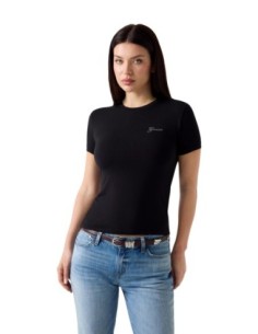 T-shirt modal Guess noir femme – Élégance minimaliste