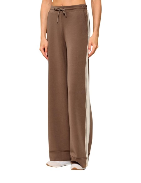 Pantalon wide leg Guess marron femme – Style contemporain