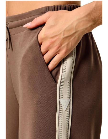 Pantalon wide leg Guess marron femme – Style contemporain