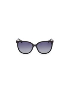Lunettes de soleil noires femme Guess rondes
