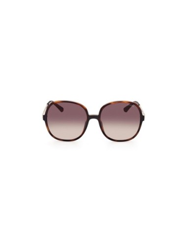 Lunettes de soleil marron femme Guess rondes