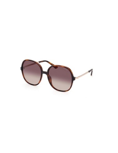 Lunettes de soleil marron femme Guess rondes