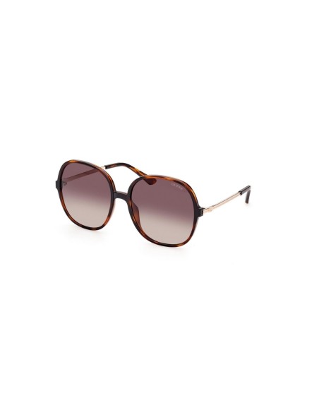 Lunettes de soleil marron femme Guess rondes
