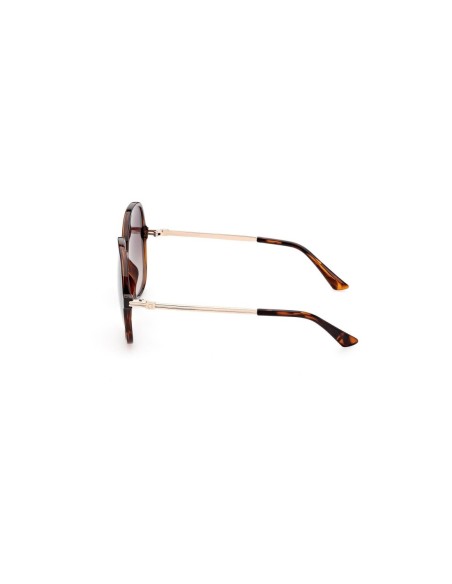 Lunettes de soleil marron femme Guess rondes