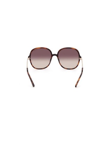 Lunettes de soleil marron femme Guess rondes