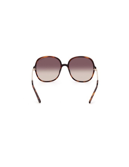 Lunettes de soleil marron femme Guess rondes