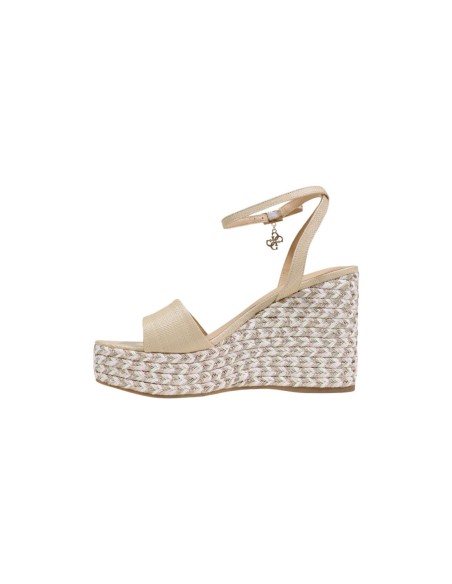 Sandales beige femme Guess plateforme