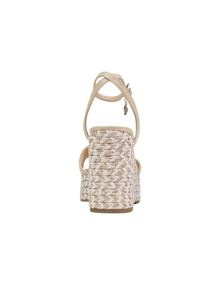 Sandales beige femme Guess plateforme