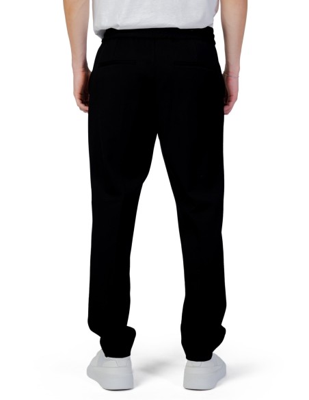 Pantalon noir homme Hugo monochrome