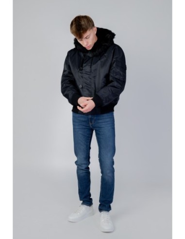 Veste noire homme Hugo capuche