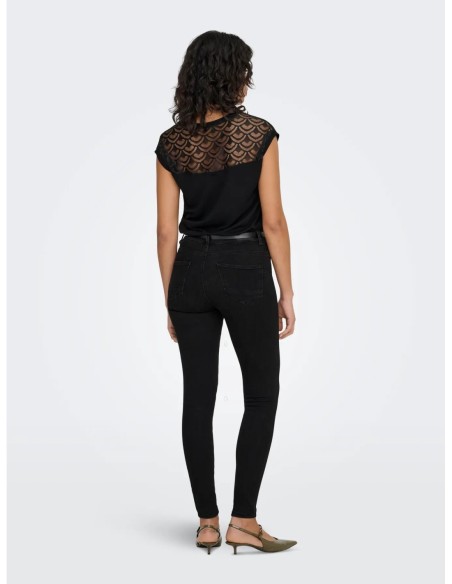 Jeans slim Only noir femme – Confort stretch