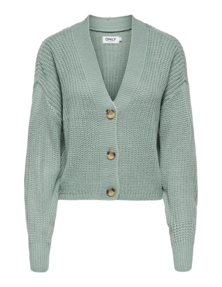 Cardigan Only vert femme – Style cosy