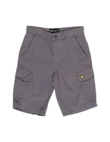Bermuda gris homme Lyle & Scott coton