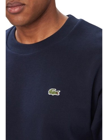 Sweat classique Lacoste bleu homme – Élégance sportive