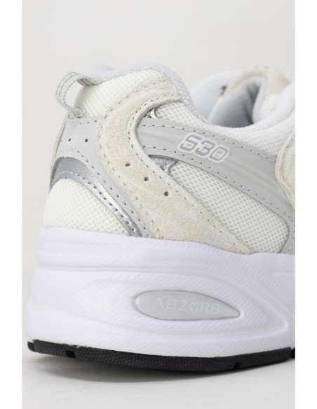 Baskets synthétiques New Balance blanc femme – Style sportif