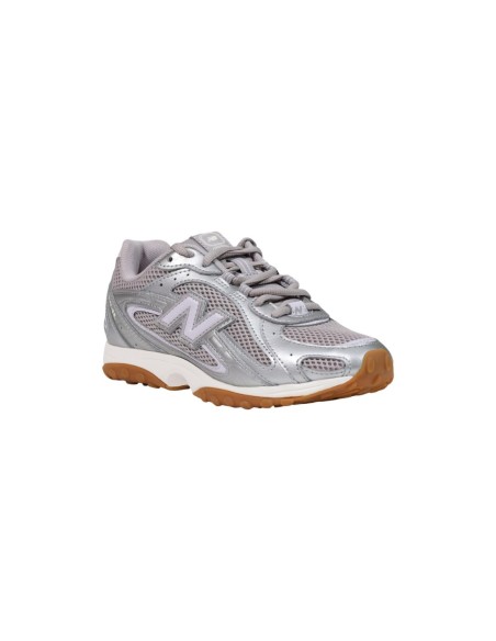 Baskets synthétiques New Balance argenté femme – Style futuriste