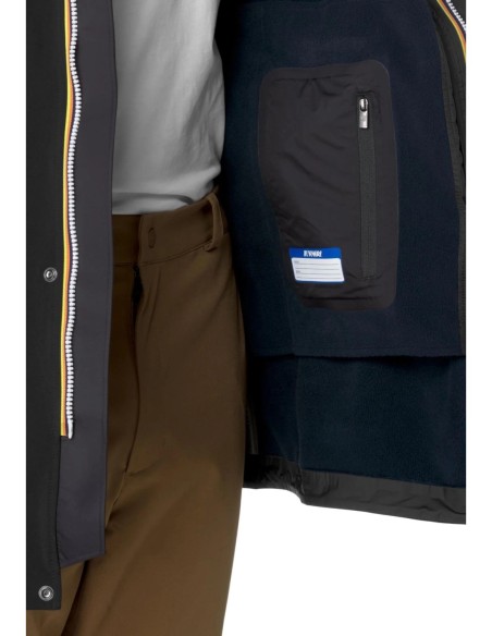 Veste K?Way noir homme – Style intemporel
