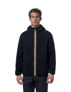 Veste sherpa K?Way bleu homme – Chaleur & protection