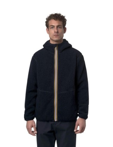 Veste sherpa K?Way bleu homme – Chaleur & protection