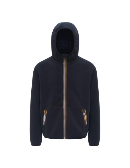 Veste sherpa K?Way bleu homme – Chaleur & protection