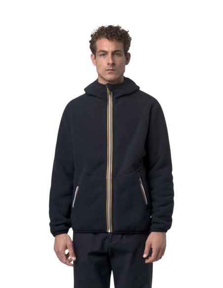 Veste sherpa K?Way bleu homme – Chaleur & protection
