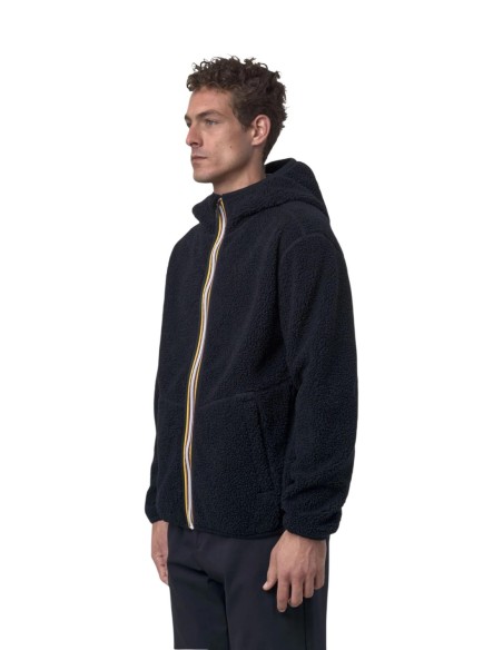 Veste sherpa K?Way bleu homme – Chaleur & protection