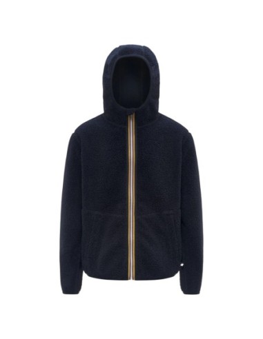 Veste sherpa K?Way bleu homme – Chaleur & protection