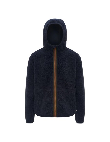 Veste sherpa K?Way bleu homme – Chaleur & protection