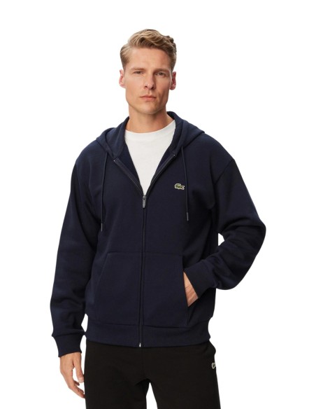 Sweat capuche Lacoste bleu homme – Style sportif
