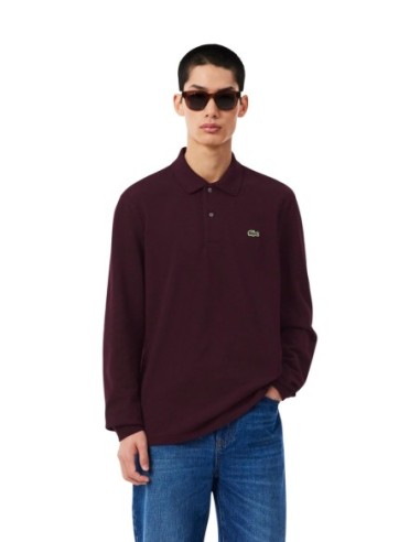 T-shirt coton Lacoste violet homme – Élégance sportive