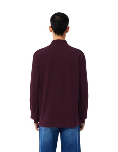 T-shirt coton Lacoste violet homme – Élégance sportive