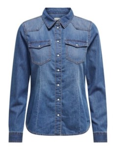 Chemise Only bleu femme – Style casual