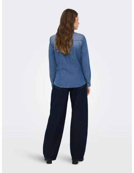 Chemise Only bleu femme – Style casual