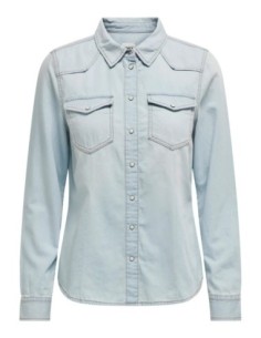 Chemise Only bleu azur femme – Style frais
