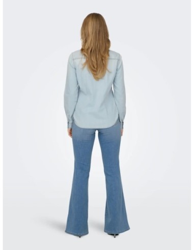 Chemise Only bleu azur femme – Style frais