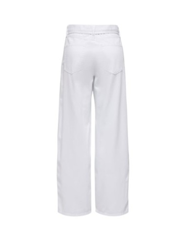 Jeans droit Only blanc femme – Style épuré