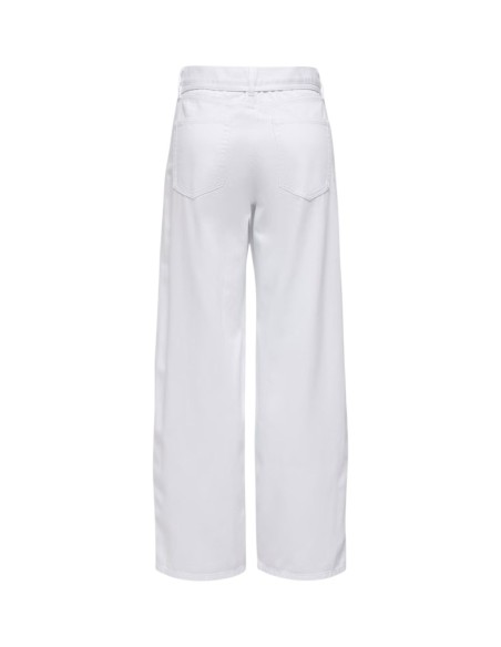 Jeans droit Only blanc femme – Style épuré