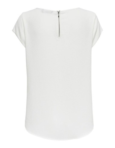 Blouse Only blanc femme – Style épuré