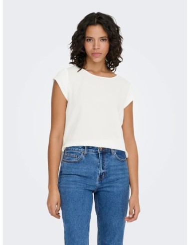 Blouse Only blanc femme – Style épuré