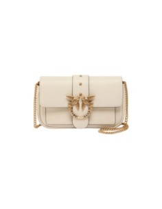Sac beige femme Pinko LOVE POCKET NEW BUCKLE