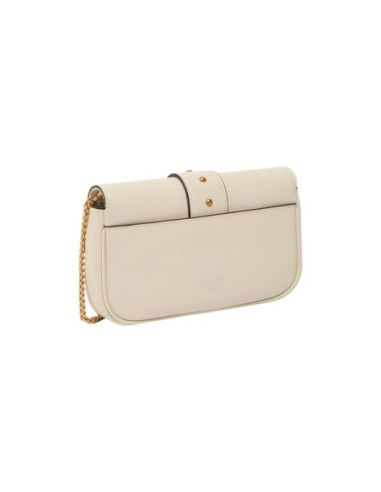 Sac beige femme Pinko LOVE POCKET NEW BUCKLE