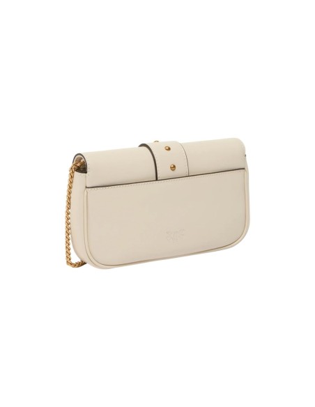 Sac beige femme Pinko LOVE POCKET NEW BUCKLE