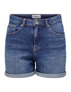 Shorts denim bleu femme Only coton organique