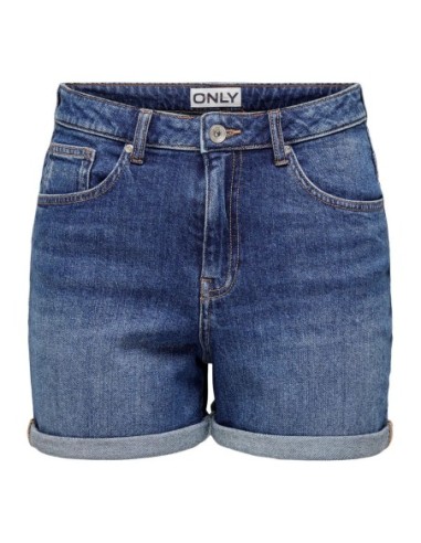 Shorts denim bleu femme Only coton organique