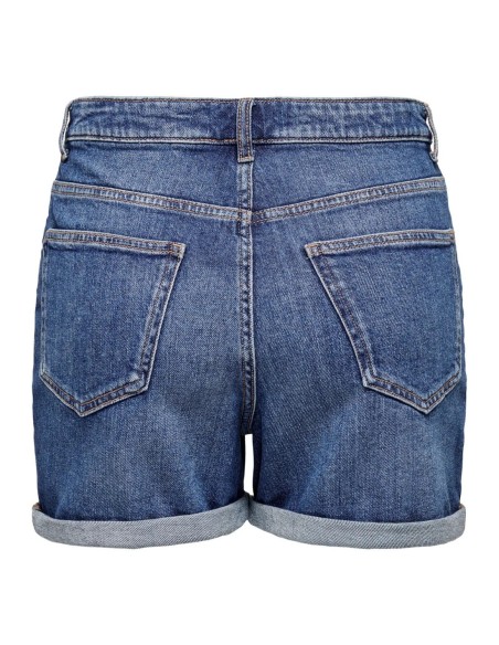 Shorts denim bleu femme Only coton organique