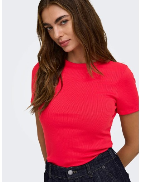 T-shirt Only rouge femme – Style dynamique