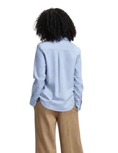 Chemise Only bleu azur femme – Style structuré