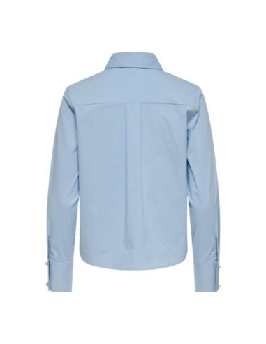 Chemise Only bleu azur femme – Style structuré