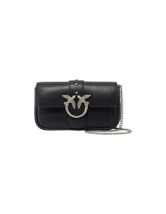 Sac noir femme Pinko POCKET LOVE ONE SIMPLY