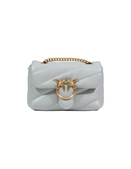Sac gris femme Pinko cuir bandoulière